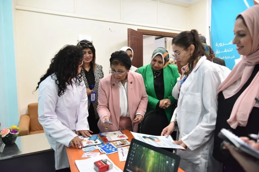 نائب وزير الصحة تتفقد مستشفى سوهاج العام وتعلن انطلاق الخطة الاستراتيجية الوطنية للسكان والتنمية بالمحافظة