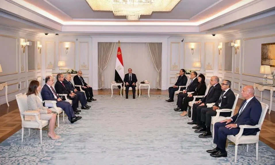 الرئيس السيسى يستقبل رئيس مجلس الوزراء اللبنانى