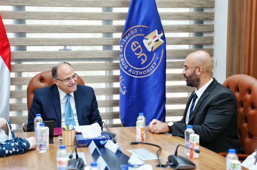 هيئة الدواء المصرية تبحث مع شركة Pamp;G  دعم الاستثمار في المستحضرات الدوائية والتوسع في السوق الدوائي