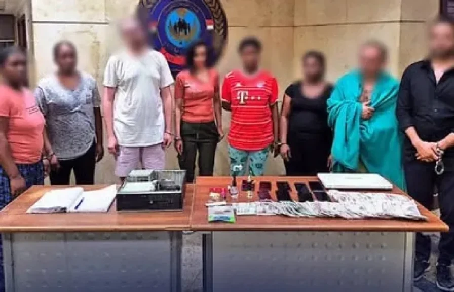 ضبط مدير نادٍ صحي  و5 سيدات بينهم أجنبيات  لممارسة الأعمال المنافية للآداب بالنزهة