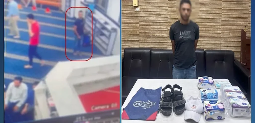 الداخلية: ضبط المتهم بسرقة أحذية المصلين من داخل مسجد بالفيوم
