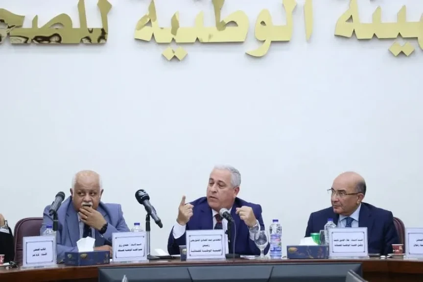 شيوخ المهنة وكبار الكتاب  فى ضيافة الوطنية للصحافة