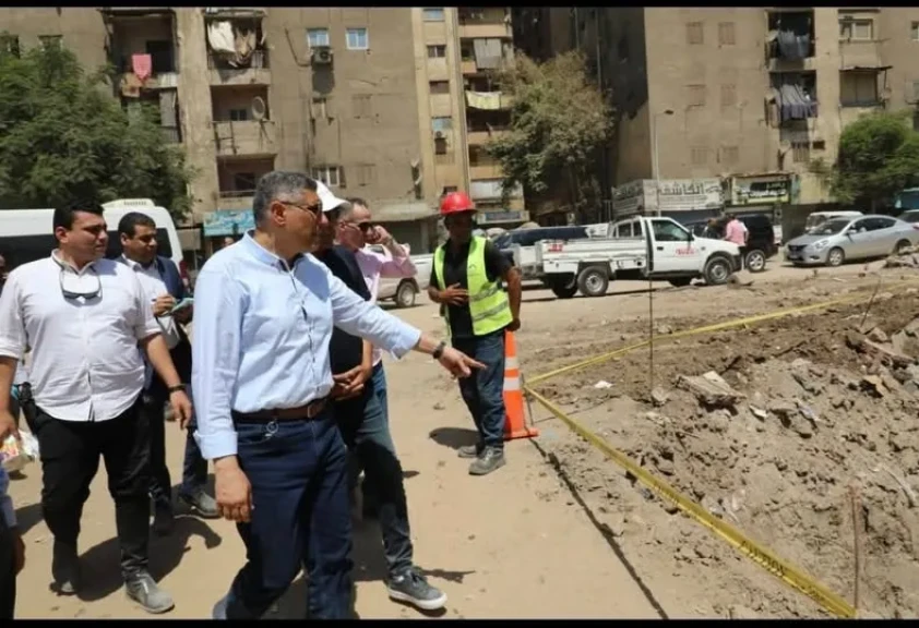 محافظ الجيزة يتابع نسب تنفيذ مجمع المدارس ببولاق الدكرور