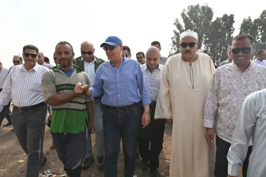 وزير الري يتفقد حالة المنظومة المائية بمحافظة الشرقية