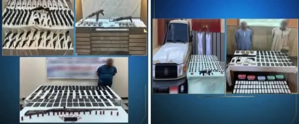 الداخلية: ضبط بؤر إجرامية للإتجار في المواد المخدرة والسلاح ومقاومة السلطات والسرقة بالمحافظات