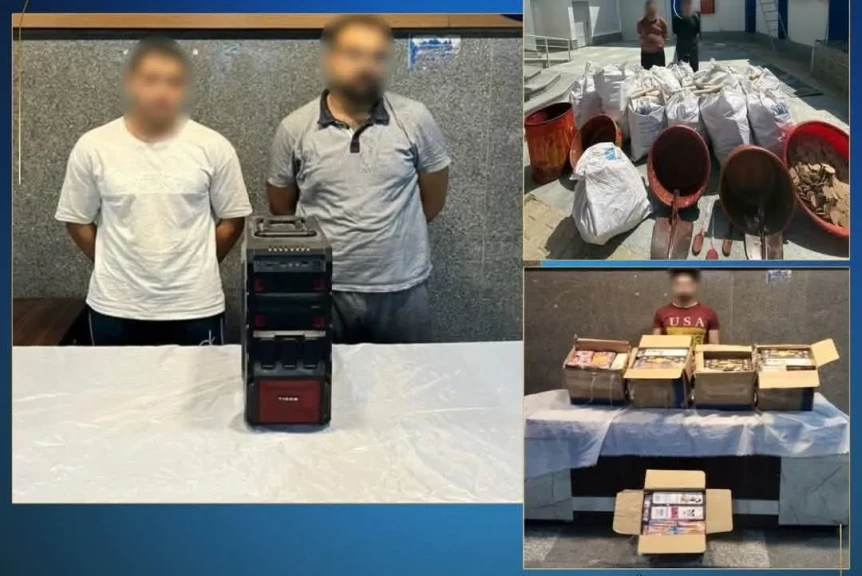 الداخلية:ضبط عدد من الأشخاص بحوزتهم 43 ألف قطعة ألعاب نارية