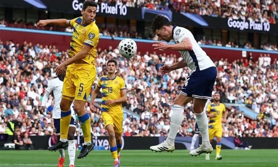 إنجلترا تفوز على أندورا 2-0 في تصفيات كأس العالم لكرة القدم 2026