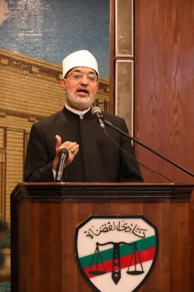 مفتي الجمهورية يلقي كلمه في احتفال نادي القضاة بالمولد النبوي الشريف