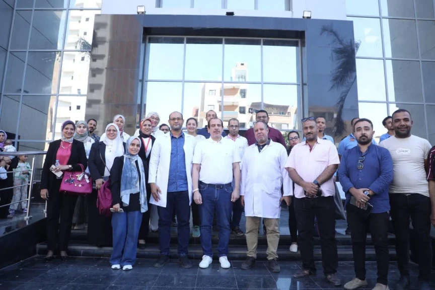 نائب وزير الصحة يجري زيارة ميدانية مفاجئة لمستشفى منفلوط المركزي بأسيوط
