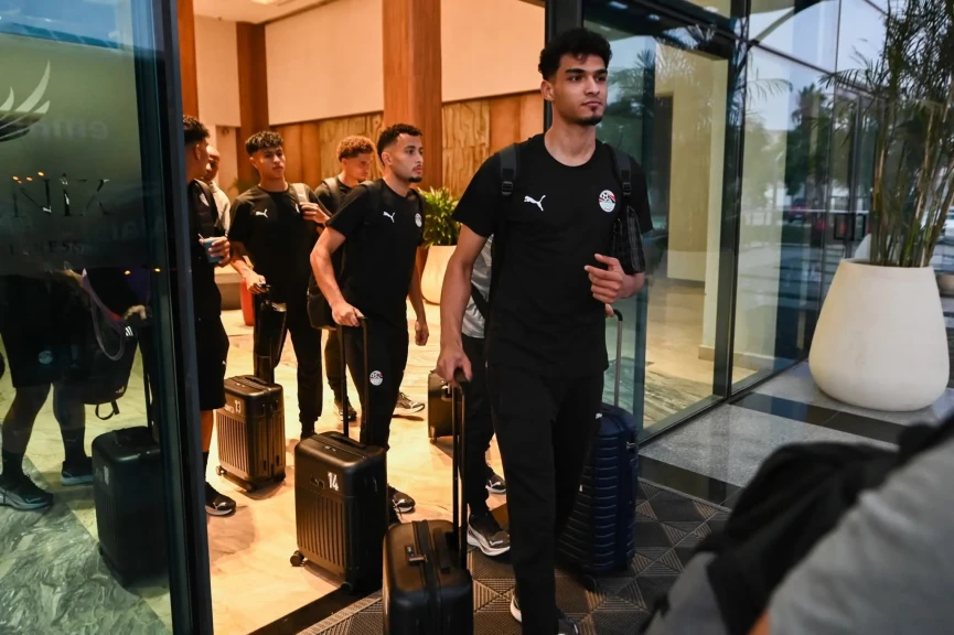 بعثة منتخب مصر تحت 20 سنة تغادر إلى تشيلي لخوض منافسات كأس العالم