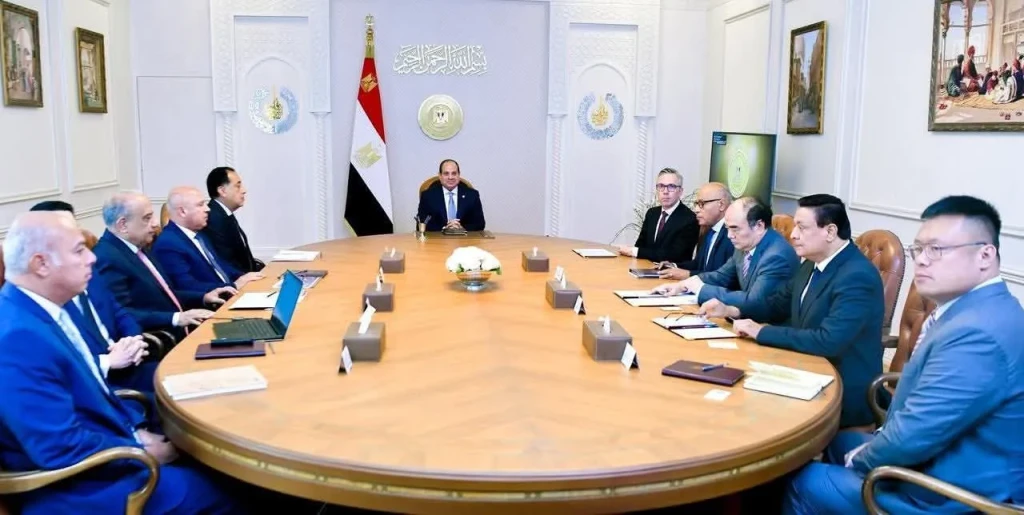 الرئيس السيسي يستقبل الرئيس التنفيذي لشركة ” سكاتك”
