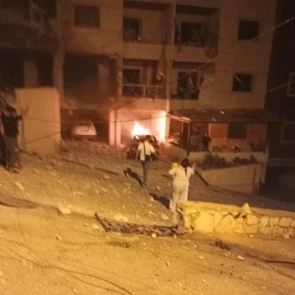 غارة إسرائيلية تستهدف مبنى في منطقة كسار زعتر جنوب لبنان