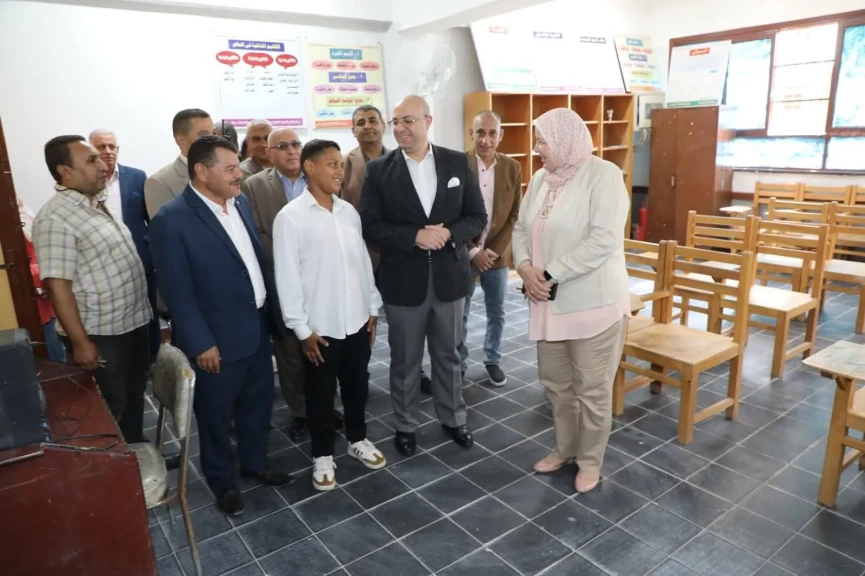 محافظ بني سويف يواصل متابعاته الميدانية للوقوف على جاهزية المدارس