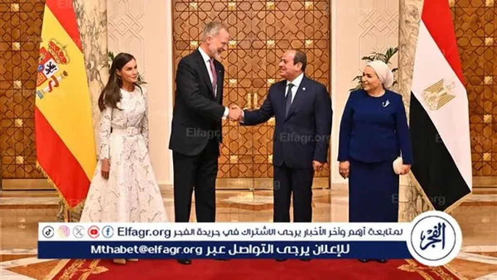 الرئيس السيسي يقيم «مأدبة عشاء» على شرف عاهل إسبانيا بمنطقة الأهرامات