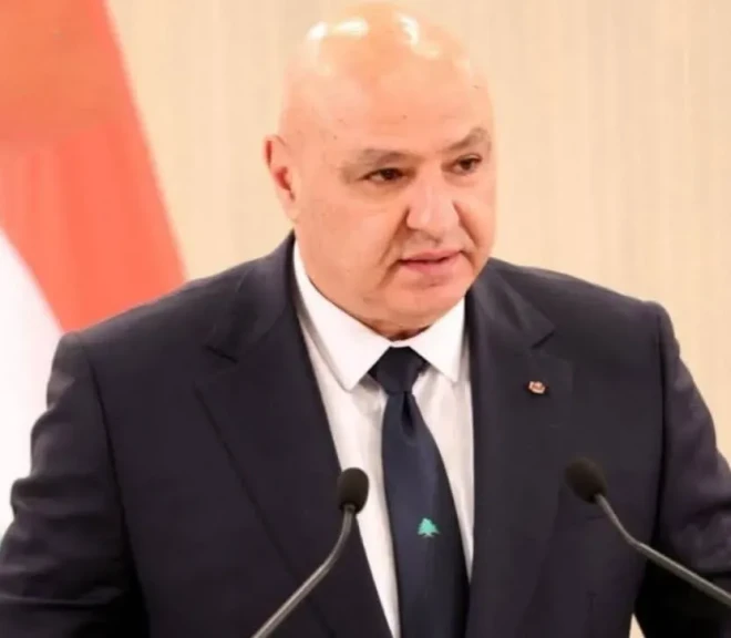 الرئيس اللبنانى يندد بالاعتداءات الإسرائيلية على قرى وبلدات الجنوب