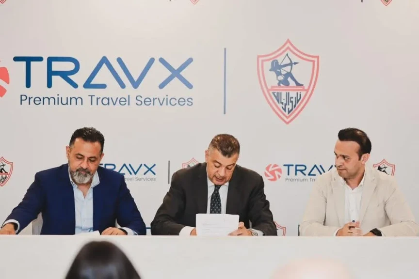 الزمالك يوقع عقد رعاية مع شركة “ترافيكس ترافل”