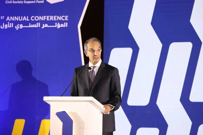 فى كلمته خلال فعاليات حفل إطلاق صندوق دعم مشروعات الجمعيات والمؤسسات الأهلية وافتتاح المؤتمر السنوى الأول للصندوق