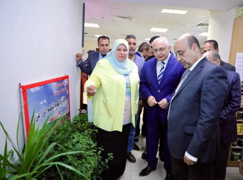 نائب وزير التربية والتعليم يفتتح معرض منتجات التعليم الفني بالعاصمة الإدارية