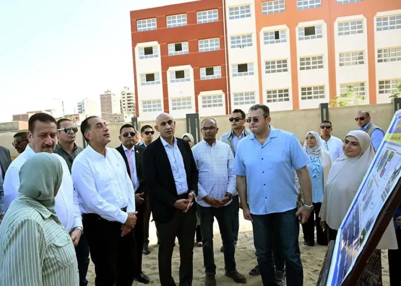 رئيس الوزراء يتفقد أعمال إنشاء المدرسة المصرية اليابانية الجديدة بشبين الكوم