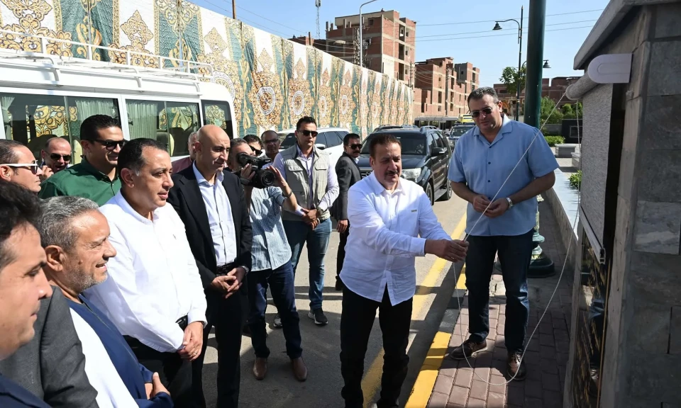 رئيس الوزراء يفتتح المحور المروري الجديد لمدخل شبين الكوم
