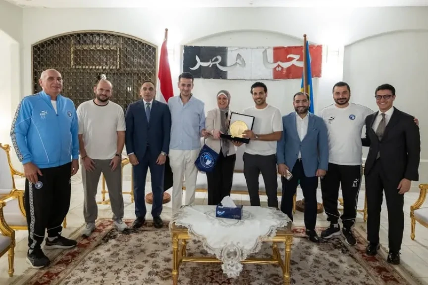 بعثة بيراميدز تلبي دعوة سفيرة مصر في كيجالي