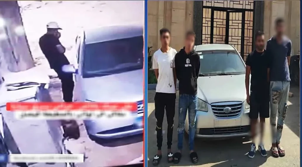 الداخلية:ضبط المتهمين في مقطع فيديو سرقة سيارة من داخل أحد الجراحات بالجيزة