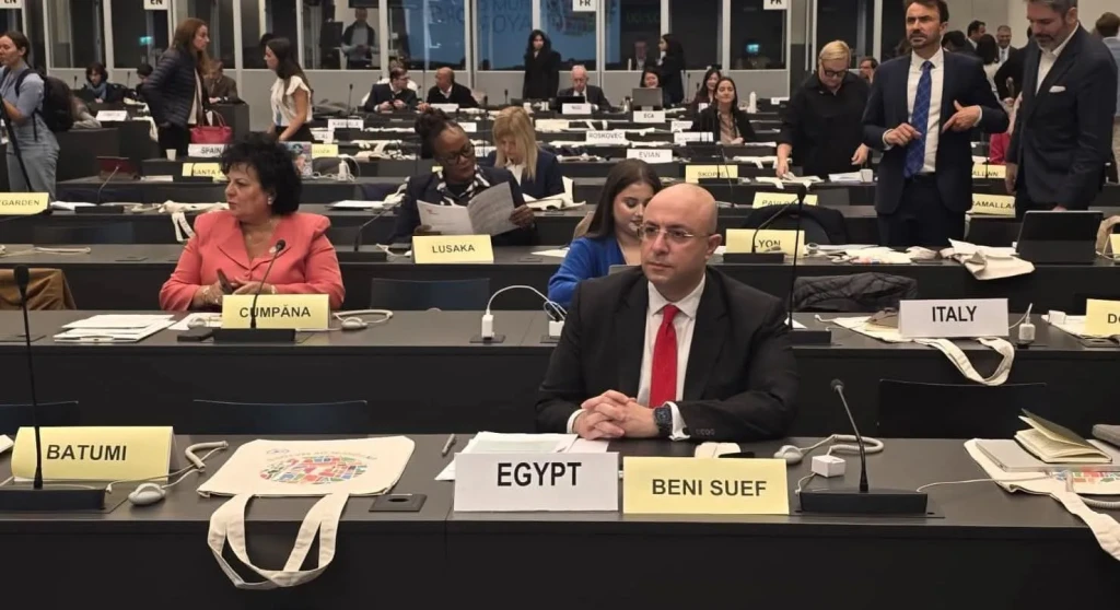 محافظ بني سويف يُشارك متحدثا في جلسة الاستراتيجيات بالمنتدى الاقتصادي العالمي بجنيف