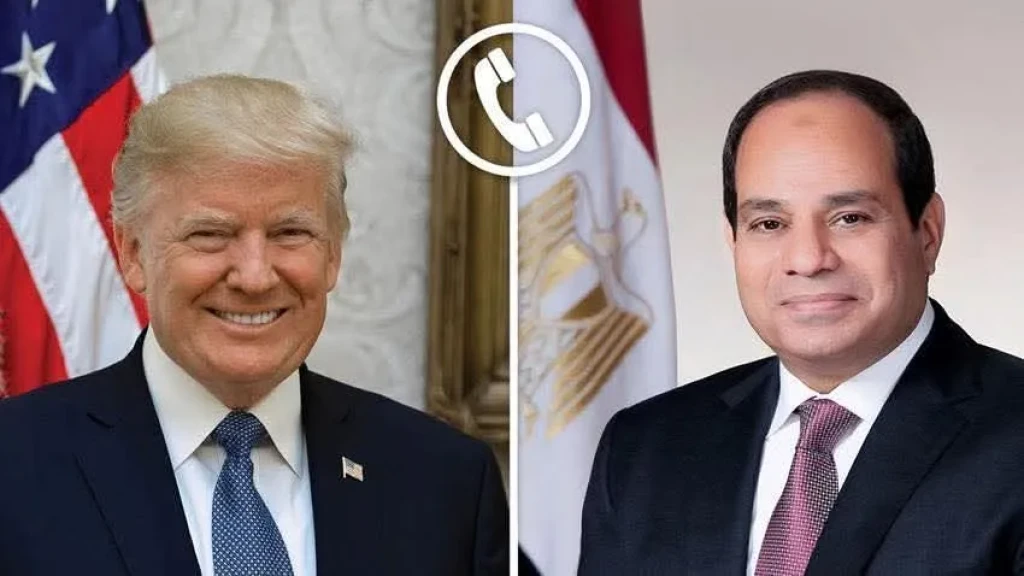 الرئيس السيسي يهنئ الرئيس ترامب لنجاح جهوده الحثيثة في وقف الحرب في غزة