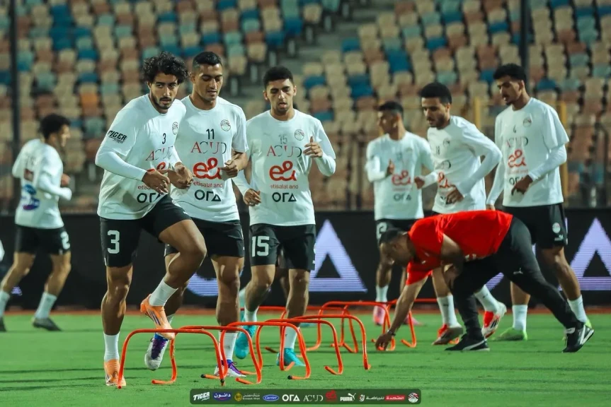 منتخب مصر يخوض تدريبه باستاد القاهرة استعدادا لمواجهة غينيا بيساو