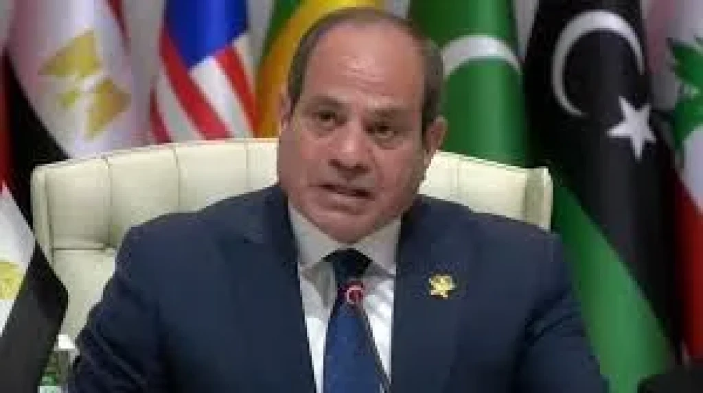 كلمة الرئيس السيسي خلال قمة شرم الشيخ للسلام