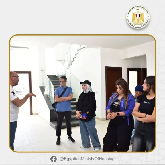 مدينة العلمين الجديدة تستقبل طلاب كلية الهندسة المعمارية بجامعة مايو لاكتساب الخبرات