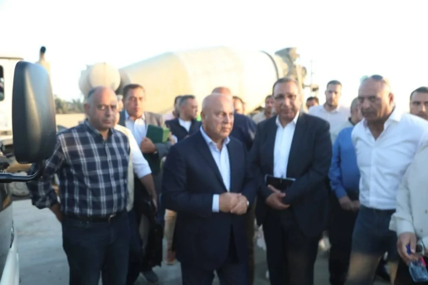 وزير الصناعة والنقل يتفقد مشروعات تطوير الطريق الدولي الساحلي