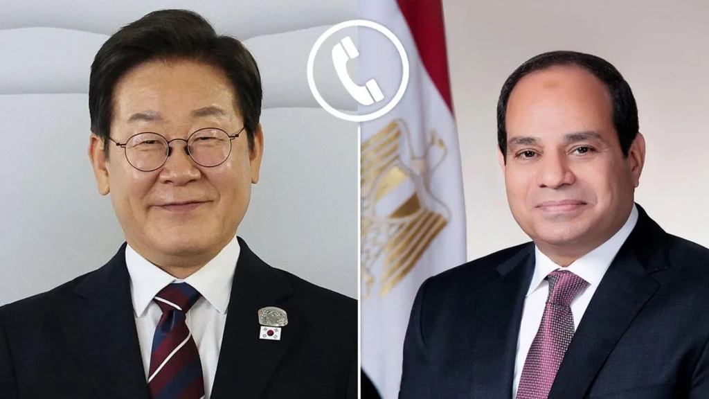 الرئيس السيسي ونظيره الكوري يتبادلان التهاني بمناسبة مرور ثلاثين عاماً على إقامة العلاقات الدبلوماسية بين البلدين