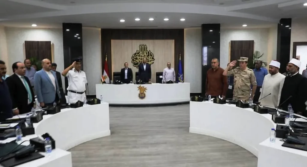 محافظ أسوان يترأس الإجتماع التنسيقى إستعدادا لإنتخابات مجلس النواب