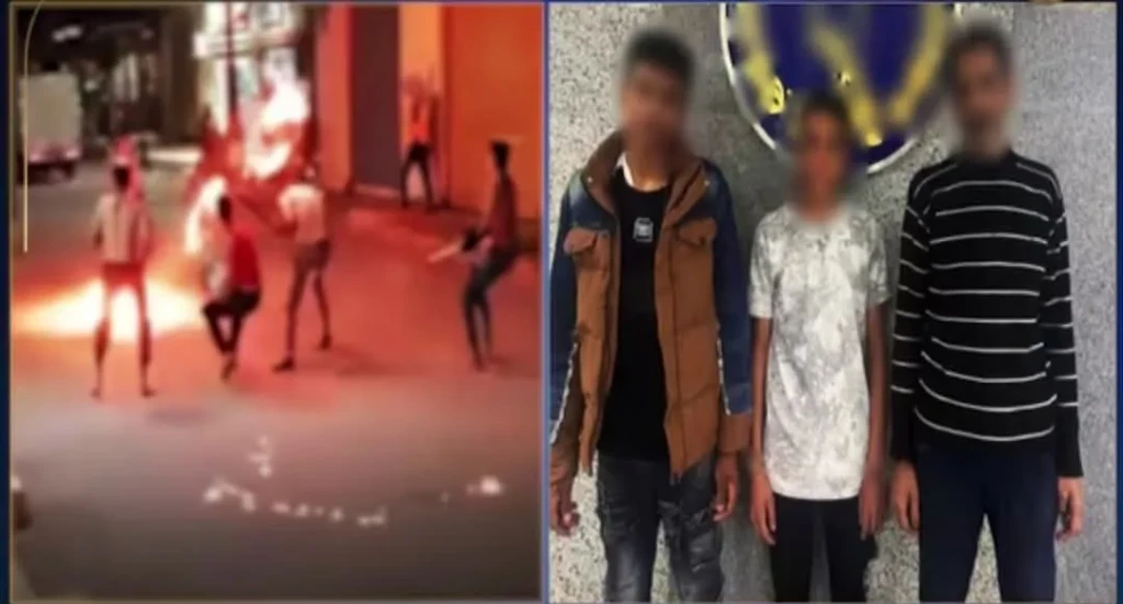 ضبط المتهمين في مقطع فيديو مشاجرة عدد من الأشخاص بالقليوبية