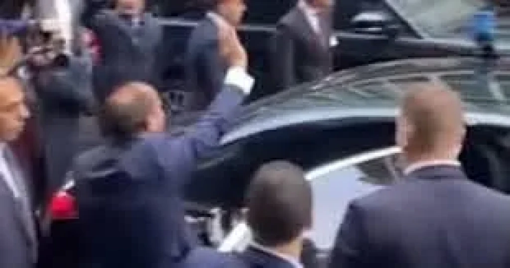 جالية مصر فى بروكسل تهتف للرئيس السيسى أثناء توجهه إلى البرلمان الأوروبى