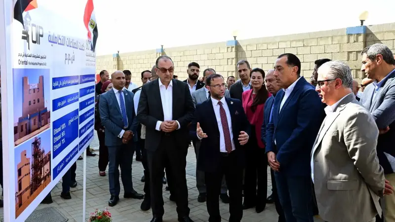 مدبولي يفتتح مصنع ”كمت للصناعات التكاملية” المُتخصص في إنتاج وتصنيع وتعبئة ”الإيثانول” مدبولي يفتتح مصنع ”كمت للصناعات التكاملية” المُتخصص في إنتاج وتصنيع وتعبئة ”الإيثانول”