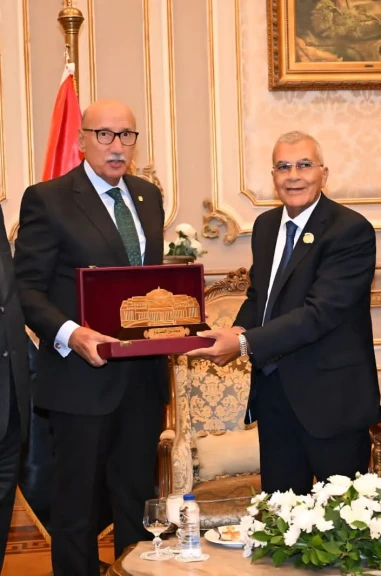 رئيس القضاء الأعلى يهنئ المستشار عصام فريد لانتخابه رئيساً لمجلس الشيوخ رئيس القضاء الأعلى يهنئ المستشار عصام فريد لانتخابه رئيساً لمجلس الشيوخ