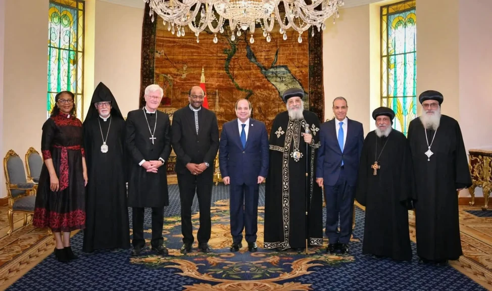 الرئيس السيسى يستقبل وفد مجلس الكنائس العالمى الرئيس السيسى يستقبل وفد مجلس الكنائس العالمى