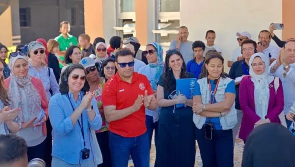 وفد أممى رفيع المستوى يزور مركز التنمية الشبابية بدمياط الجديذة لدعم تمكين... وفد أممى رفيع المستوى يزور مركز التنمية الشبابية بدمياط الجديذة لدعم تمكين النشء والشباب