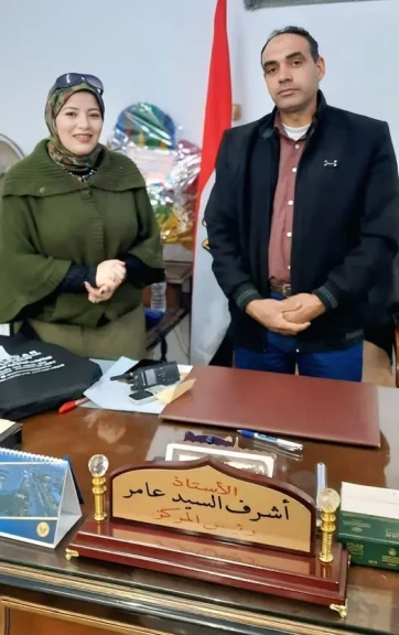 د. رحاب جاد تهنئ الأستاذ أشرف عامر بتجديد الثقة رئيساً لمركز ومدينة... د. رحاب جاد تهنئ الأستاذ أشرف عامر بتجديد الثقة رئيساً لمركز ومدينة منيا القمح