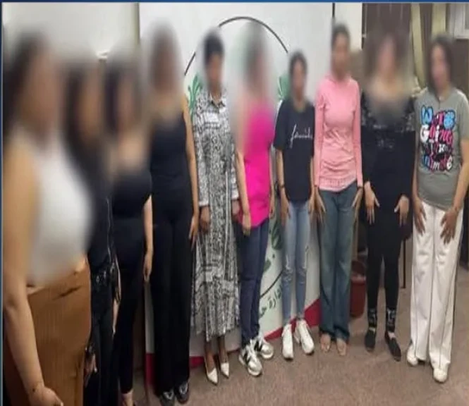 الداخلية:ضبط 10 سيدات لقيامهم ببمارسة الأعمال المنافية للاداب العامة