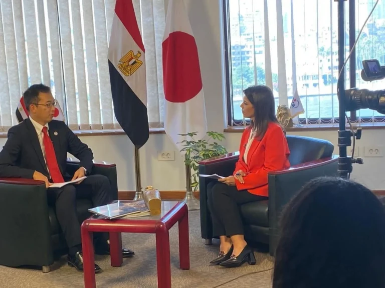 ممثل وكالة ”جايكا” اليابانية للنايل تي في : التعاون في المتحف الكبير... ممثل وكالة ”جايكا” اليابانية للنايل تي في : التعاون في المتحف الكبير نموذج للعمل المشترك مالياً وفنياً وثقافياً