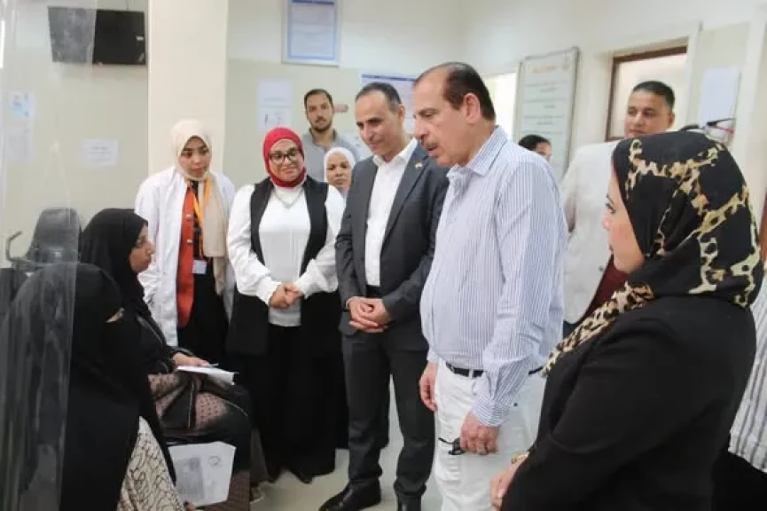 نائب وزير الصحة يرصد ملاحظات في منشآت صحية ببني سويف ويحدد مهلة... نائب وزير الصحة يرصد ملاحظات في منشآت صحية ببني سويف ويحدد مهلة 30 يومًا لتلافيها