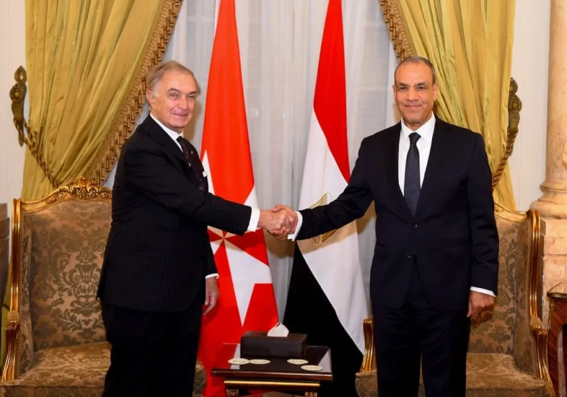 وزير الخارجية يلتقي وزير خارجية فرسان مالطا وزير الخارجية يلتقي وزير خارجية فرسان مالطا