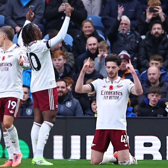 آرسنال يحقق فوزاً مستحقاً أمام بيرنلي فى الدوري الإنجليزي الممتاز