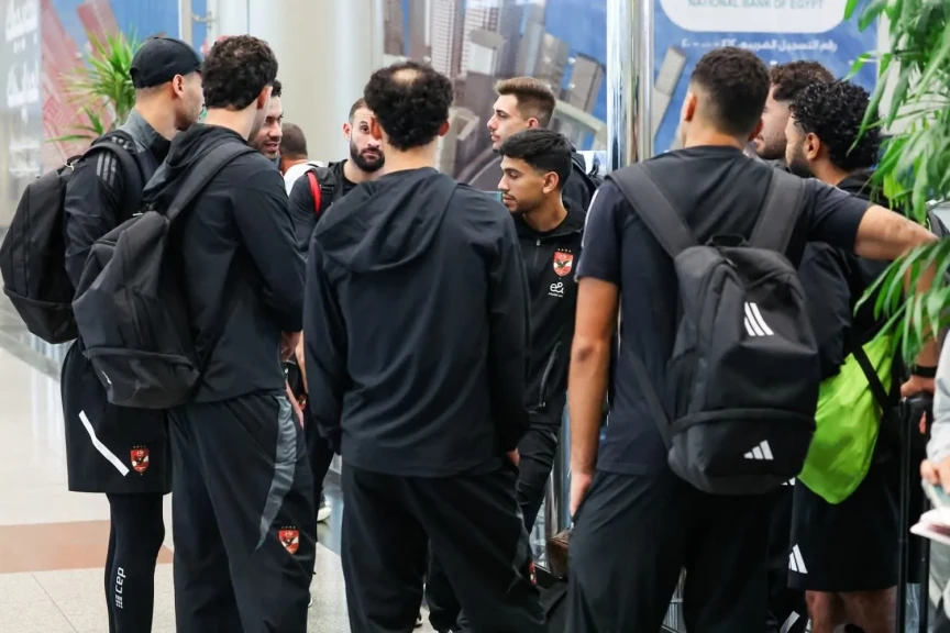 الجهاز الفني للنادي الأهلي  يصطحب جميع اللاعبين للسفر إلى الإمارات