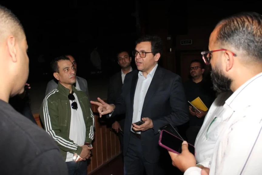 وزير الثقافة يتفقد مشروع إنشاء “مسرح مصر” بشارع عماد الدين ويوجّه بسرعة الانتهاء من الأعمال تمهيدًا للافتتاح التجريبي