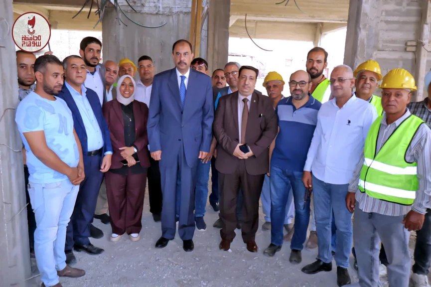 محافظ سوهاج يتفقد أعمال إنشاء المجمع الخدمي لصانعي الأثاث بطهطا