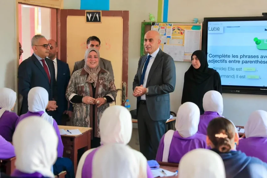 وزير التربية والتعليم يجري جولة مفاجئة بعدد من مدارس محافظة الدقهلية لمتابعة انتظام العملية التعليمية